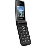 Onestyle Chrome Klapphandy, DUAL-SIM, Mobiltelefon - Schwarz