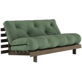 Karup Roots Sofa Bed Baumwolle/Polyester 2-Sitzer Olive Grün