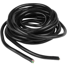 LAS 10263 Versorgungskabel 7 x 0.752 5 m PVC, Schwarz