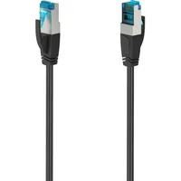 Hama Netzwerkkabel CAT-6a 10 Gbit/s S/FTP Geschirmt Schwarz 5 m