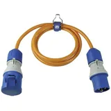 as - Schwabe AS Schwabe 62430 Strom Verlängerungskabel 16 A Orange 1.5 m H07BQ-F 3G 2,5mm2