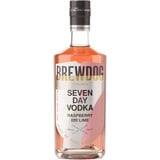 BrewDog | Seven Day Vodka | Rasperry & Lime | 700 ml | 40% Vol. | Geschmack von herber Himbeere & pikanter Limette | Noten von Brombeere & Sommerfrüchten |Süß-prickelndes Finish