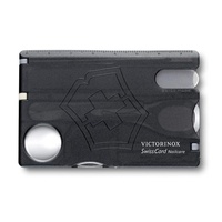 Victorinox Swiss Card Nailcare, 13 Funktionen, schwarz transluzent
