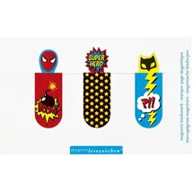 Moses moses. 31127 Magnetlesezeichen Superhelden