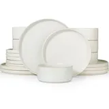 Richmount Star Geschirrset 18-tlg. mattes beigeweiß