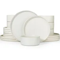 Richmount Star Geschirrset 18-tlg. mattes beigeweiß