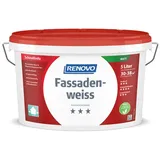 Renovo Fassadenfarbe Weiß matt 5 l