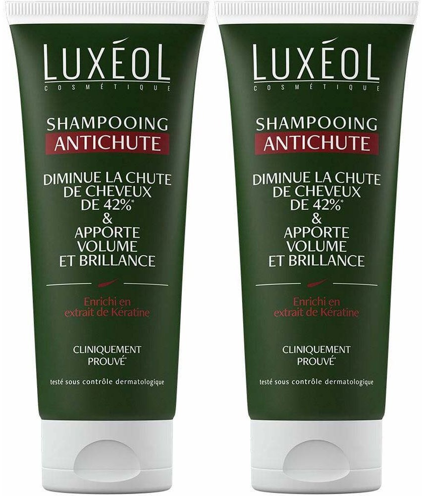 LUXÉOL Shampooing Antichute 2x200 ml shampooing