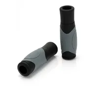 XLC Unisex – Erwachsene Griffe Ergonomic GR-G03 125mm. schwarz/grau