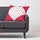 Homescapes Kissenbezug Patchwork 60 x 60 cm Rot