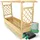 holz4home Pflanzkasten 128 x 103 x 44 cm Natur