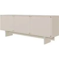 Selsey Wuwu - TV-Schrank 3-türig, Greige, 150 cm Graubeige
