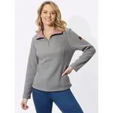 Classic Basics Fleeceshirt Sweatshirt Grau 44