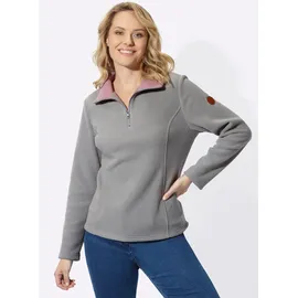 Classic Basics Fleeceshirt Sweatshirt Grau 44