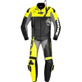 Spidi DP-Progressive Touring Lederkombi - Schwarz/Neon-Gelb/Grau / 46