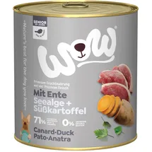 Wow Senior Ente mit Seealge 12 x 800 g