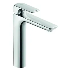 Kludi Ameo Waschtischarmatur 412960575 chrom, Höhe 205mm, ohne Ablaufgarnitur