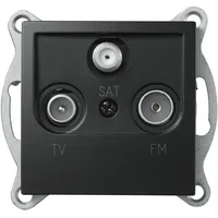 McPower Antennendose McPower FLAIR für TV, Radio und Sat,