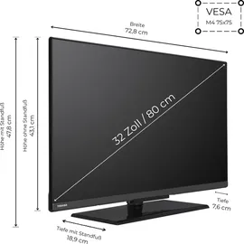 Toshiba 32LF3F63DAZ 32" Full HD LED Smart TV