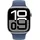 Apple Watch Series 10 GPS + Cellular 46 mm Aluminiumgehäuse silber, Sportarmband denim M/L