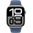 GPS + Cellular 46 mm Aluminiumgehäuse silber, Sportarmband denim M/L