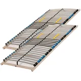 Sleepneo Lattenrost 160x200 cm 28 Latten 7-Zonen Belastbarkeit ca. 140 kg Schichtholz aus Birke Montage in Eigenregie Made in Germany