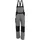 Qualitex WORKWEAR Latzhose X-Serie grau/schwarz