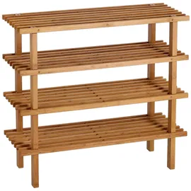 Zeller Bamboo Schuhregal 70 x 30 x 26 cm braun / braun