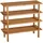 Zeller Bamboo Schuhregal 70 x 30 x 26 cm braun / braun