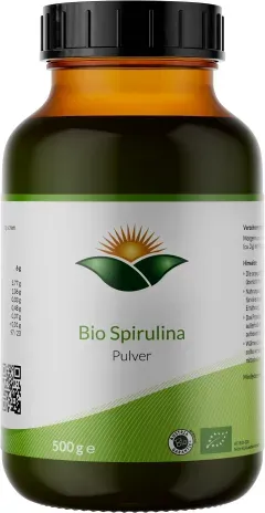 Bio Spirulina Pulver, 500 g
