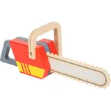 Small Foot Company Small Foot Kettensäge aus Holz, Rollenspielzeug zum Thema Feuerwehr, mit Sound, für Kinder ab 3 Jahren, 12362,