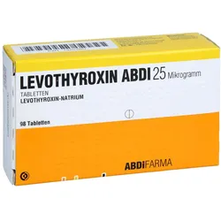 LEVOTHYROXIN Abdi 25 Mikrogramm Tabletten 98 St