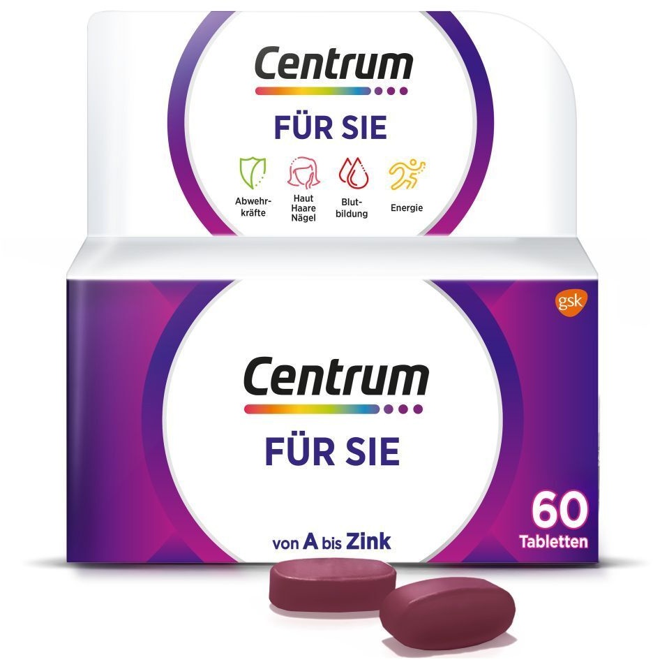 Centrum® Für Sie, Nahrungsergänzungsmittel Tabletten 60 St 60 St Tabletten