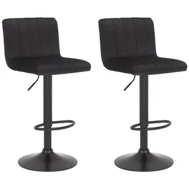 CLP Barhocker Jamie 41 x 87 x 49 cm Schwarz
