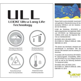 Leicke 2A Ladegerät für 36V/42V Bosch Performance/Active Line E-Bike Akkus kompatibel mit Haibike KTM Cube Focus Giant Ebike mit Bosch Motor