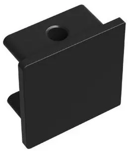 Hewi Profilkappe 950.13.0020SC 25x25mm, pulverbeschichtet, dunkelgrau perlglimmer tiefmatt