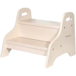 Kindsgut Schemel aus Holz, beige