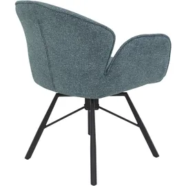 Hela 4-Fußstuhl BRISTOL Polyester schwarz 2er Set