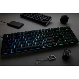 Ducky One 3 Classic Black/White Gaming Tastatur, RGB LED - MX-Blue (US)
