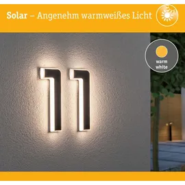 Paulmann Hausnummernleuchte 11 Schwarz