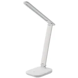 LED Schreibtischlampe Tischlampe Leselampe Büroleuchte Schalter weiß 7246