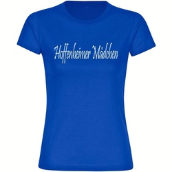 multifanshop T-Shirt Kinder Hoffenheim - Hoffenheimer Mädchen - Boy Girl blau