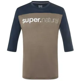 super.natural Contrast stone grey/blueberry S