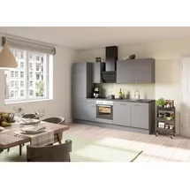 OPTIFIT Küchenzeile Optikoncept 270 cm basaltgrau