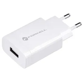 forcell USB Ladegerät 2A QC 3.0 Schnellladegerät Netzteil | Weiß