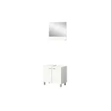 xonox.home gmbh xonox.home Badkombination Boston/Tampa weiß Nachbildung 57x186x33 cm - Weiß