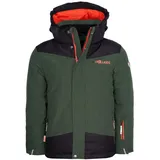 Trollkids Kinder Winterjacke Norefjell Waldgrün/Orange Gr. 110 - 5 Jahre