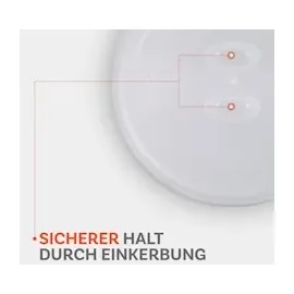 Pro Home Mikrowellenabdeckung Ø26 x 7cm 2er Set transparent