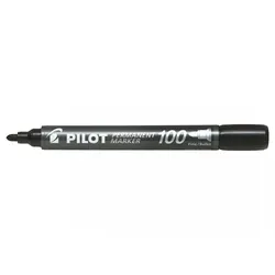 PILOT PEN Pilot Permanent Marker 100, Schwarz, 1 mm, 4,5 mm