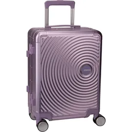 American Tourister Soundbox Alu Spinner 4-Rollen Cabin 55 cm / 39 l lila/rosa